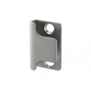Toilet Cubicle Lock Keep U Shaped Anodised Aluminium