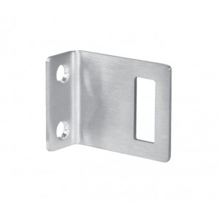 Satin Stainless Steel Angle Lock Keep for 20mm Partition