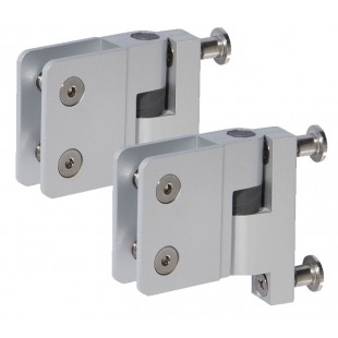 Aluminium Gravity Hinge Pair for 13mm Partition