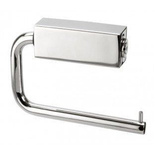 Polished Stainless Steel Toilet Roll Holder 