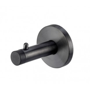 Matte Black Stainless Steel Coat Hooks With Buffer