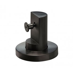 20mm High Matte Black Stainless Steel Toilet Cubicle Legs 