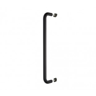 19mm Matte Black Bolt Through Disc Pull Handles for Cubicle Doors