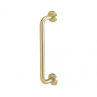 Satin Brass Surface Fix Grabrail for Cubicle Doors