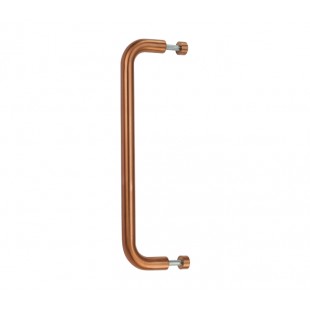 19mm Satin Copper Bolt Through Disc Pull Handles for Cubicle Doors