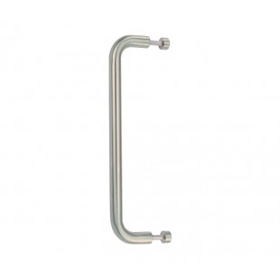 19mm Satin Stainless Steel Bolt Through Disc Grabrail for Cubicle Doors