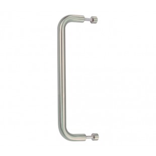 25mm Satin Stainless Steel Bolt Through Disc Pull Handles for Cubicle Doors