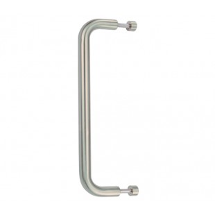 32mm Satin Stainless Steel Bolt Through Disc Pull Handles for Cubicle Doors