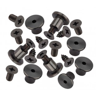Matte Black Hinge Fixings for 13mm Board