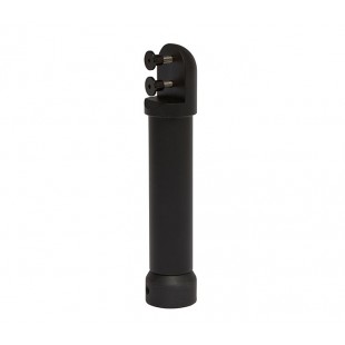 Matte Black Aluminium Dome Adjustable Cubicle Leg Support 