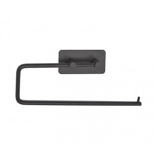 Matt Black Adhesive Towel Rail