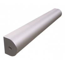3.5m Satin Anodised Aluminium D Section Cubicle Headrail 