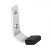 Satin Stainless Steel Cubicle Coat Hook with Buffer