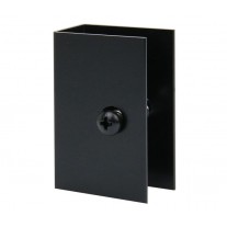 Matte Black Cubicle U Bracket for 20mm Partition