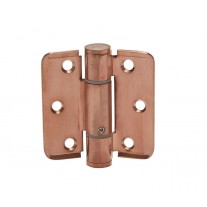 Unsprung Toilet Cubicle Hinges in Brushed Copper Finish