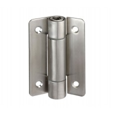 Adjustable Sprung Cubicle Hinges in Satin Stainless Steel