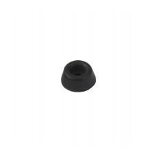 Cubicle Door Buffer in Black with 8mm Projection