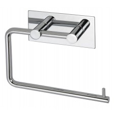 Stainless Steel Toilet Roll Holder with Adhesive Fit