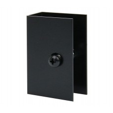 Matte Black Cubicle U Bracket for 20mm Partition
