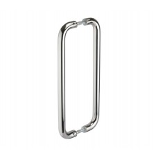 Polished Stainless Steel Back to Back Pull Handles for Doors