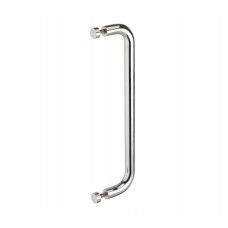Polished Stainless Steel Bolt Through Disc Pull Handles for Doors