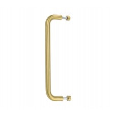 19mm Satin Brass Bolt Through Disc Pull Handles for Cubicle Doors