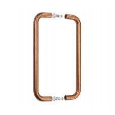 19mm Satin Copper Back to Back Pull Handles for Cubicle Doors