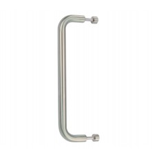 25mm Satin Stainless Steel Bolt Through Disc Pull Handles for Cubicle Doors