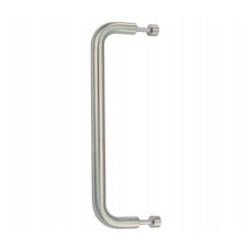 32mm Satin Stainless Steel Bolt Through Disc Pull Handles for Cubicle Doors
