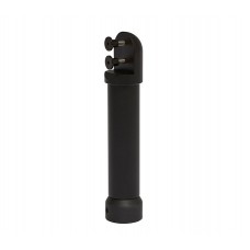 Matte Black Aluminium Dome Adjustable Cubicle Leg Support 