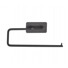 Matt Black Adhesive Towel Rail