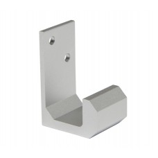 Toilet Cubicle Coat Hook in Satin Anodised Aluminium