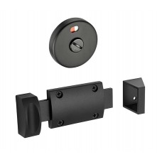 Modern Matte Black Slide Indicator Bolt with Keep