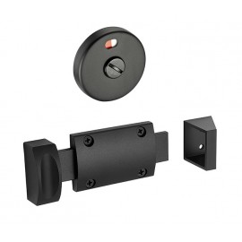 Modern Matte Black Slide Indicator Bolt with Keep