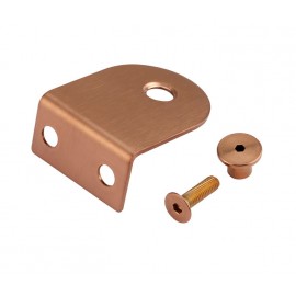 Copper Finish Stainless Steel L Shaped Brackets for 20mm 