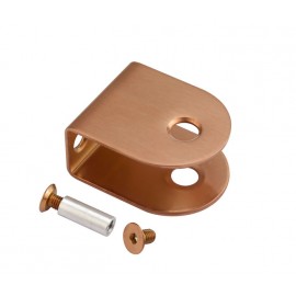 Copper U Shaped Stainless steel Cubicle Brackets for 20mm 