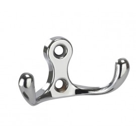 Cubicle Coat Hanger in Polished Chrome