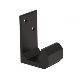 Cubicle Coat Hook in Matte Black