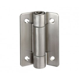 Adjustable Sprung Cubicle Hinges in Satin Stainless Steel