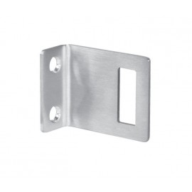 Satin Stainless Steel Angle Lock Keep for 20mm Partition
