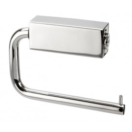 Polished Stainless Steel Toilet Roll Holder 