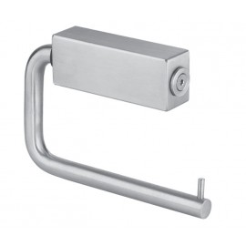 Stainless Steel Toilet Roll Holder with Adhesive Fit