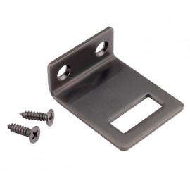 Matte Black Stainless Steel Angle Keep for 20mm Cubicles