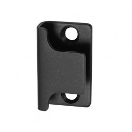 Matte Black Cubicle Lock Keep U Shaped for 13mm to 20mm Board