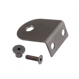 Matte Black L Shaped Stainless Steel Brackets for 20mm Board