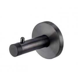 Matte Black Stainless Steel Coat Hooks With Buffer