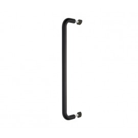 19mm Matte Black Bolt Through Disc Pull Handles for Cubicle Doors