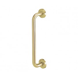 Satin Brass Surface Fix Grabrail for Cubicle Doors