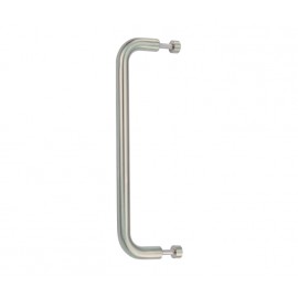 19mm Satin Stainless Steel Bolt Through Disc Grabrail for Cubicle Doors