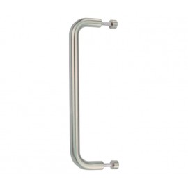 25mm Satin Stainless Steel Bolt Through Disc Pull Handles for Cubicle Doors